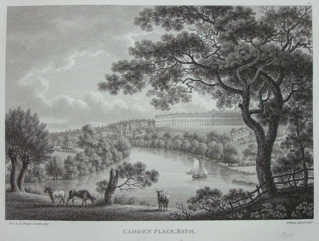 Print - Camden Place, Bath - Watts